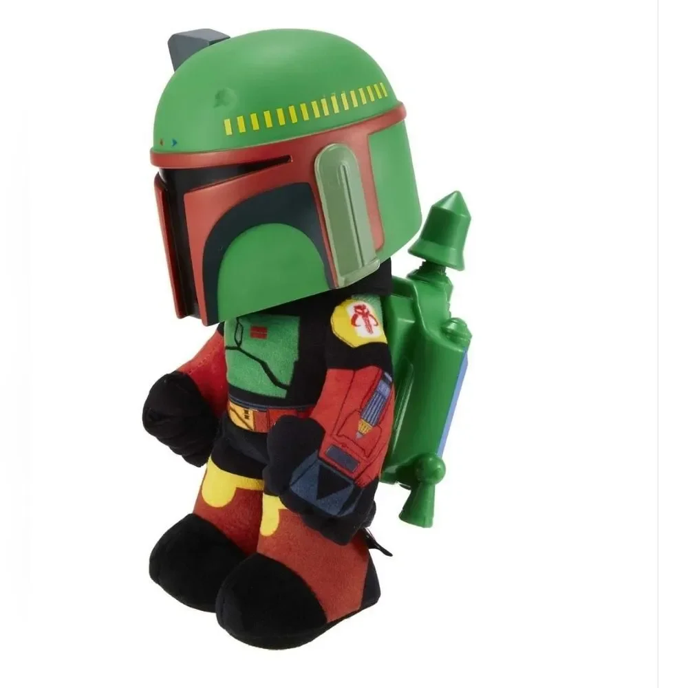 Star Wars NIP Boba Fett 12in Rocket Launching Soft Figure Plush Toy